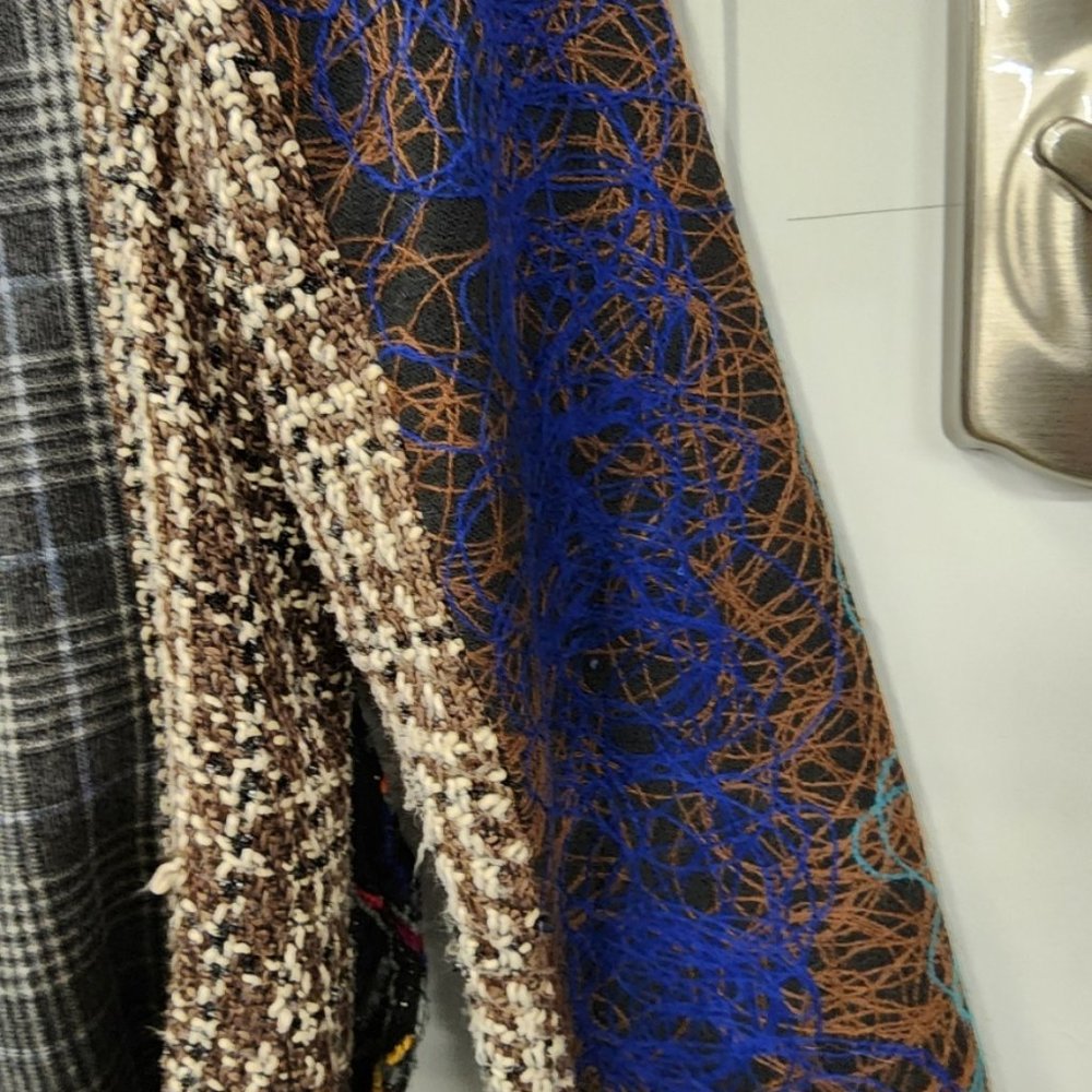 Pura Vida Jacket - Colorful Mixed Fabric, Pattern, Textures - Size Medium - Picture 9 of 12